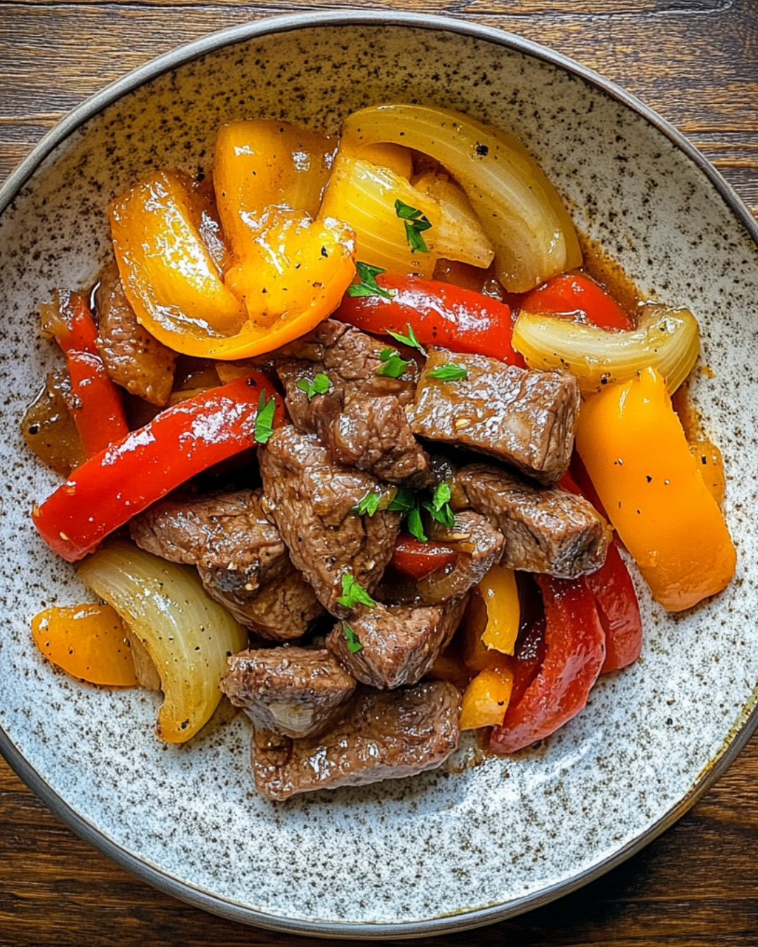 Delicious Pepper Steak with Vibrant Bell Peppers and Savory Onion 4 Delicious Pepper Steak with Vibrant Bell Peppers and Savory Onion