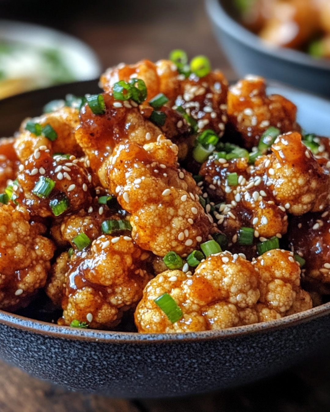 Deliciously Irresistible Sticky Sesame Cauliflower 4 Deliciously Irresistible Sticky Sesame Cauliflower