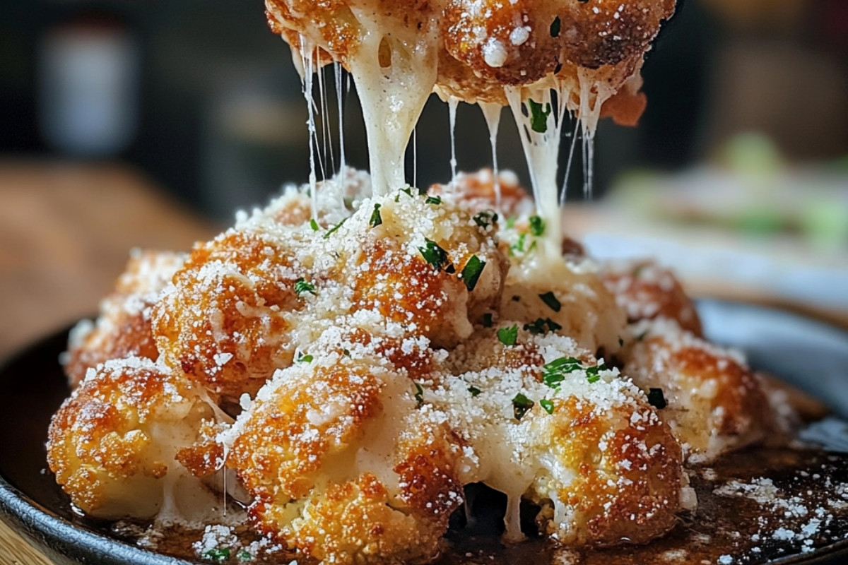 Deliciously Crunchy Parmesan Roasted Cauliflower