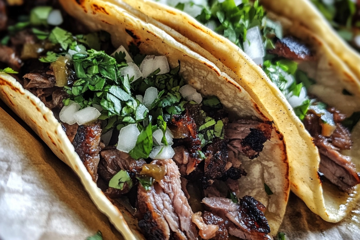 Deliciously Savory Carne Asada Street-Style Tacos