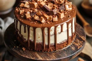Irresistible Decadent Toffee Delight Cake