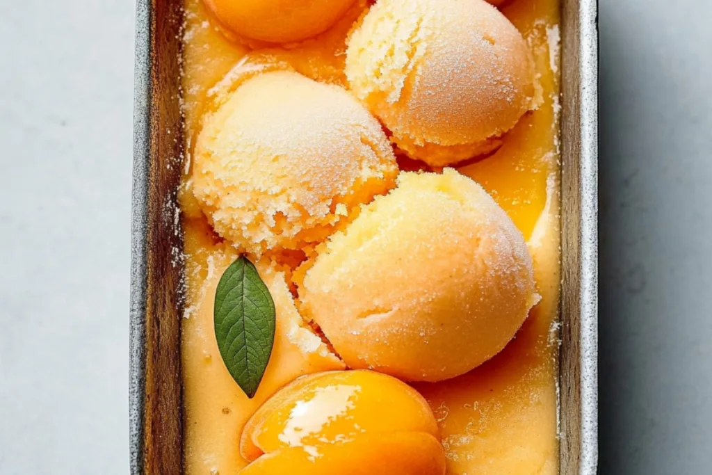 Cardamom Apricot Delight Sorbet