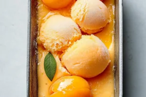 Cardamom Apricot Delight Sorbet