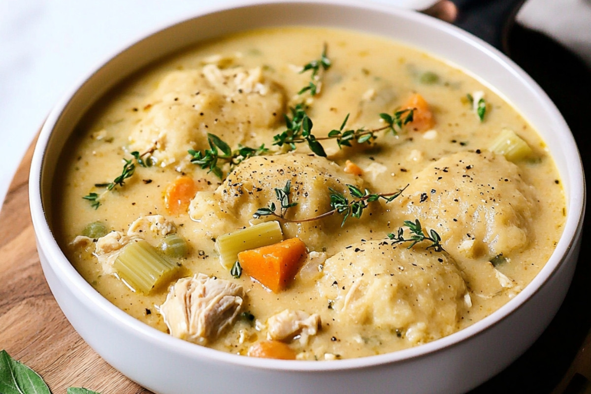 Delicious Chicken and Dumplings