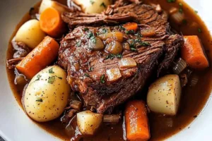 Delicious Crockpot Sirloin Roast
