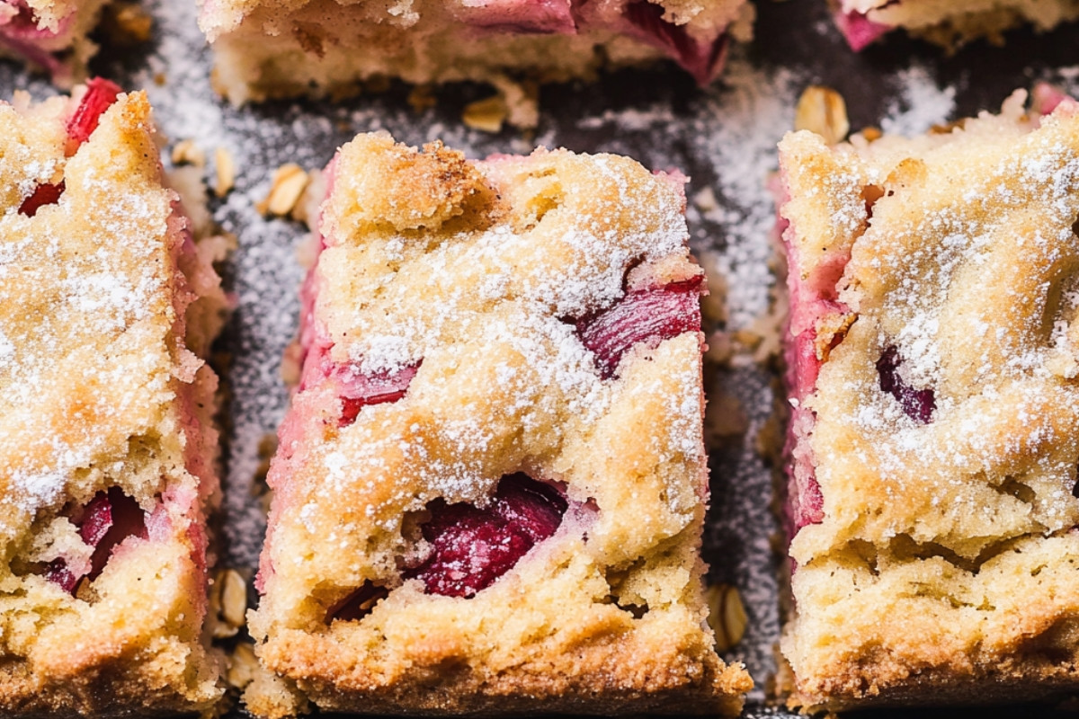 Delicious Rhubarb Breakfast Cake