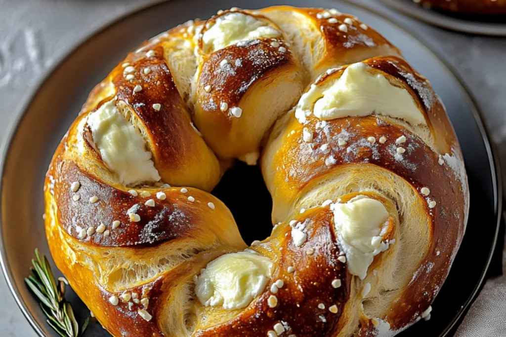 Mozzarella-Stuffed Soft Pretzels Delight