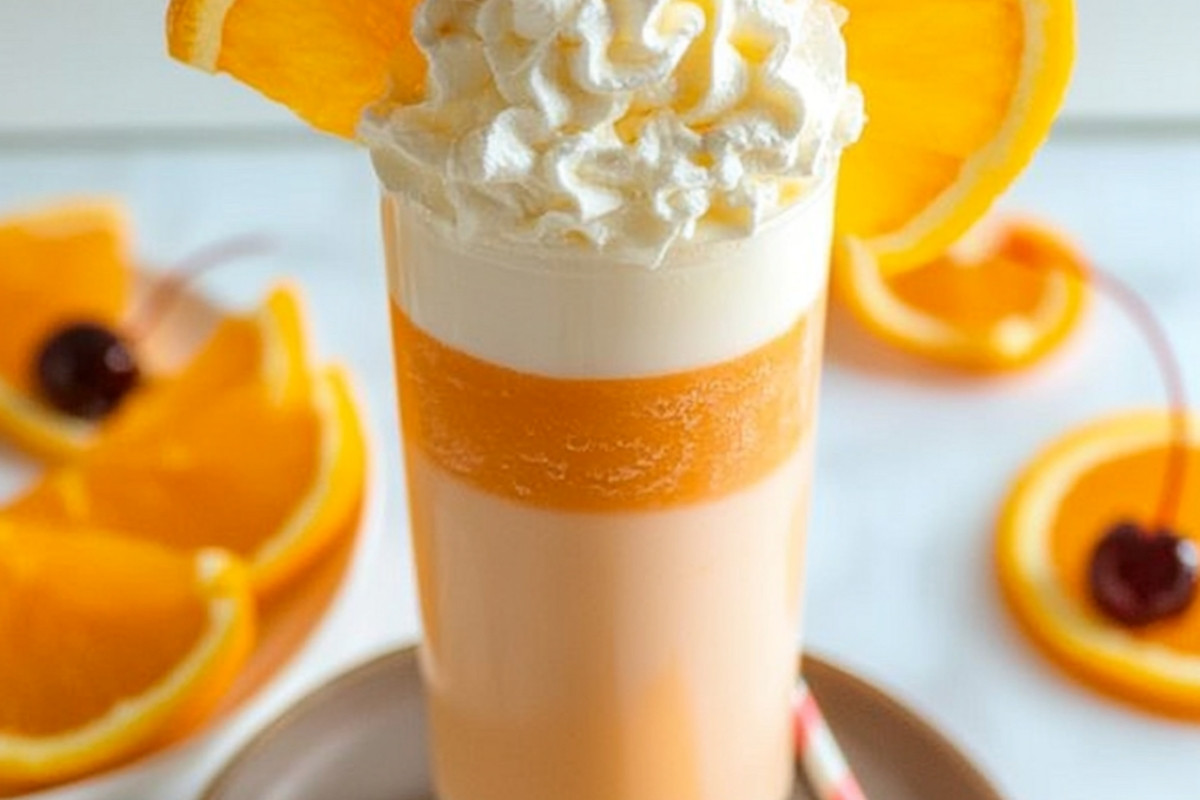 Orange Crush Creamsicle Milkshake Delight