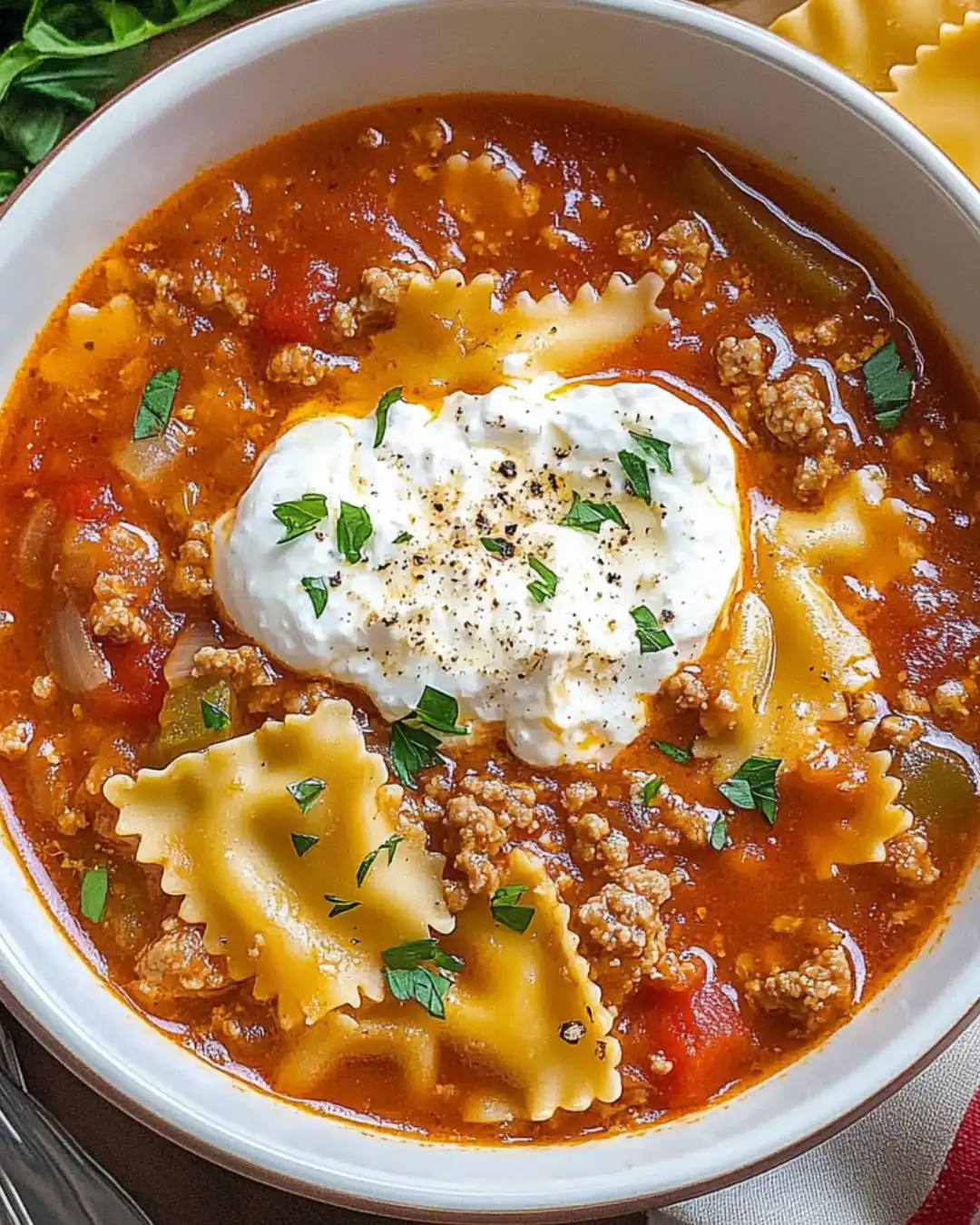 Delightful Lasagna Soup
