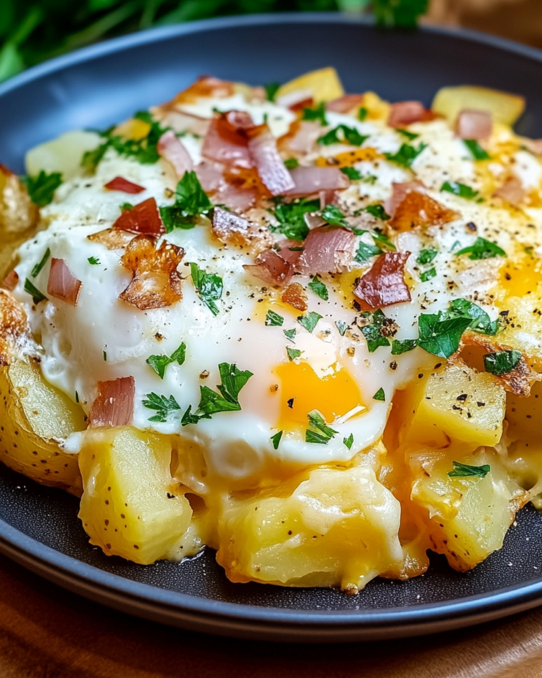Cheesy Potato Egg Delight 4 Cheesy Potato Egg Delight