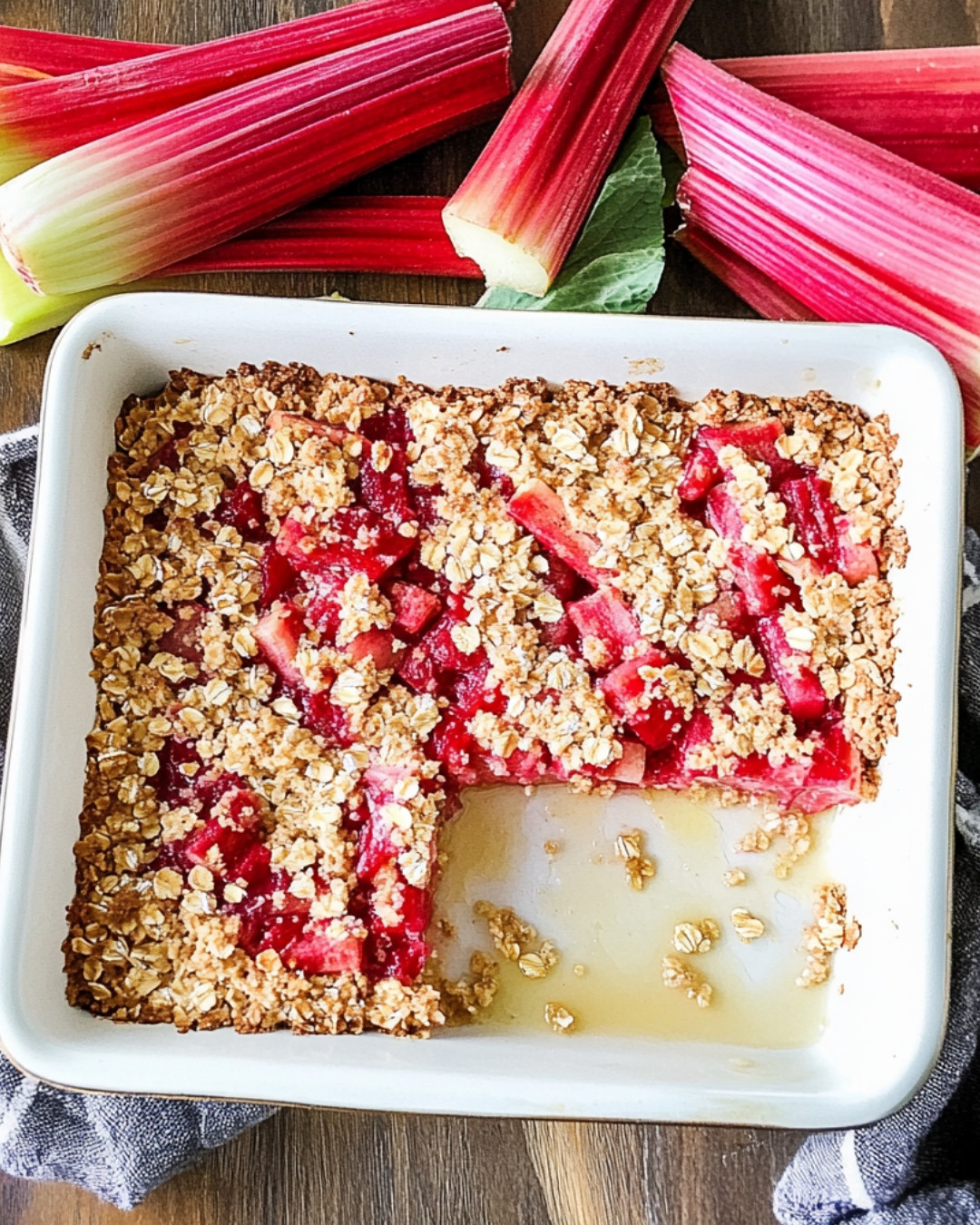 Rhubarb Oat Delight