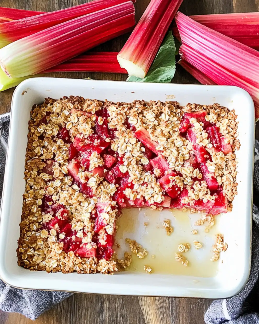 Rhubarb Oat Delight