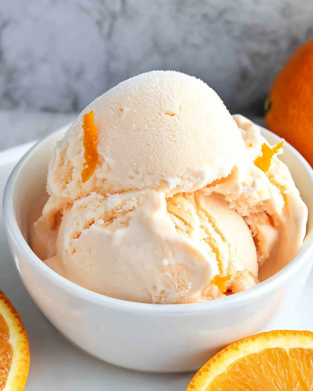 Orange Ice Cream Delight 4 Orange Ice Cream Delight