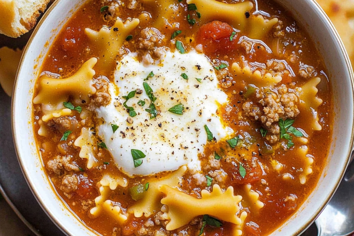 Delightful Lasagna Soup