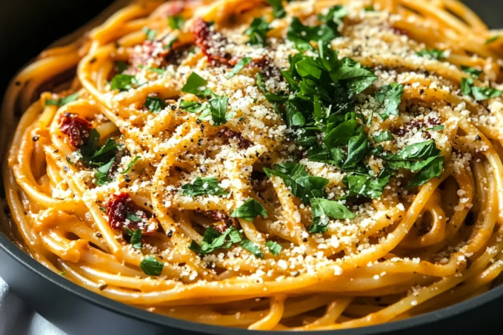 Vegan Delightful Sun-Dried Tomato Pasta