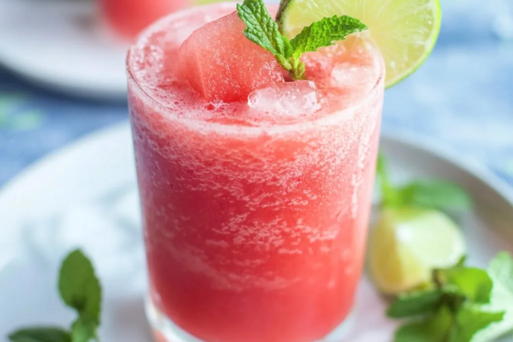 Refreshing Watermelon Mint Lime Delight