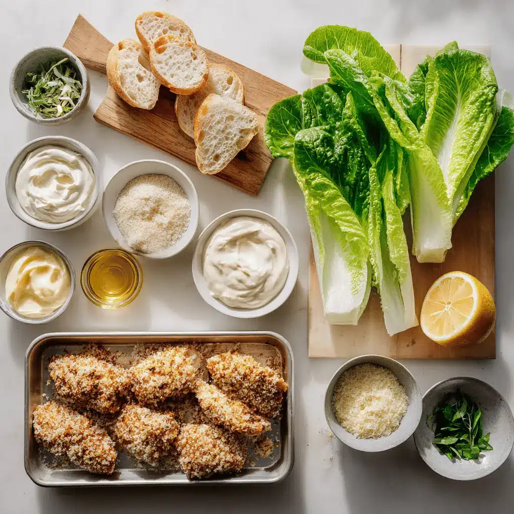 Crispy Chicken Caesar sandwich beautifully plated with golden bread and creamy filling