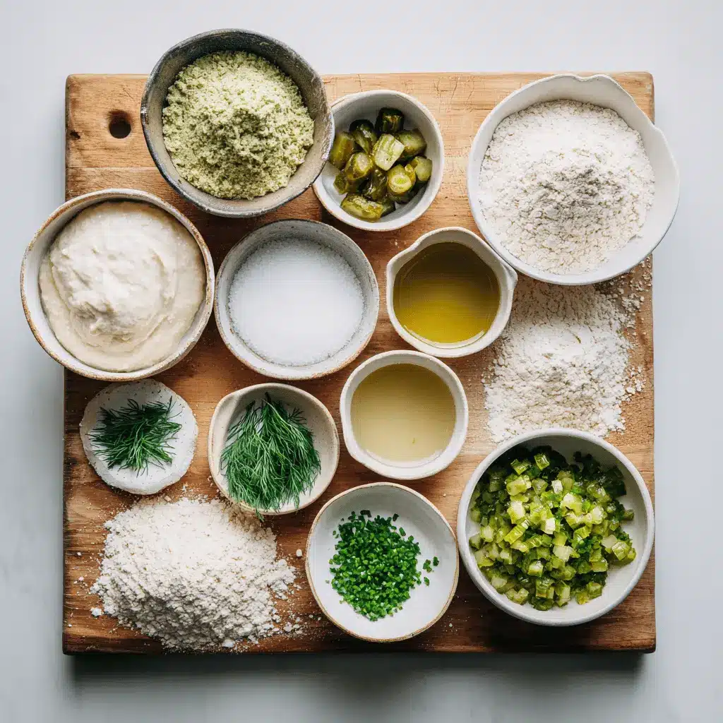 Dill Pickle Sourdough Bread showcased with natural lighting and minimal setup