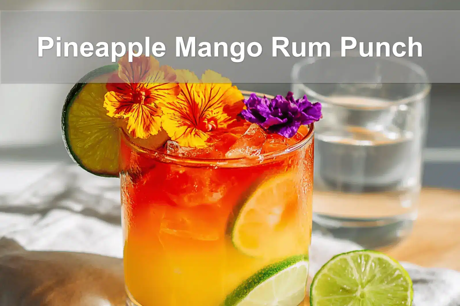 Pineapple Mango Rum Punch Recipe for Refreshing Tropical Flavor