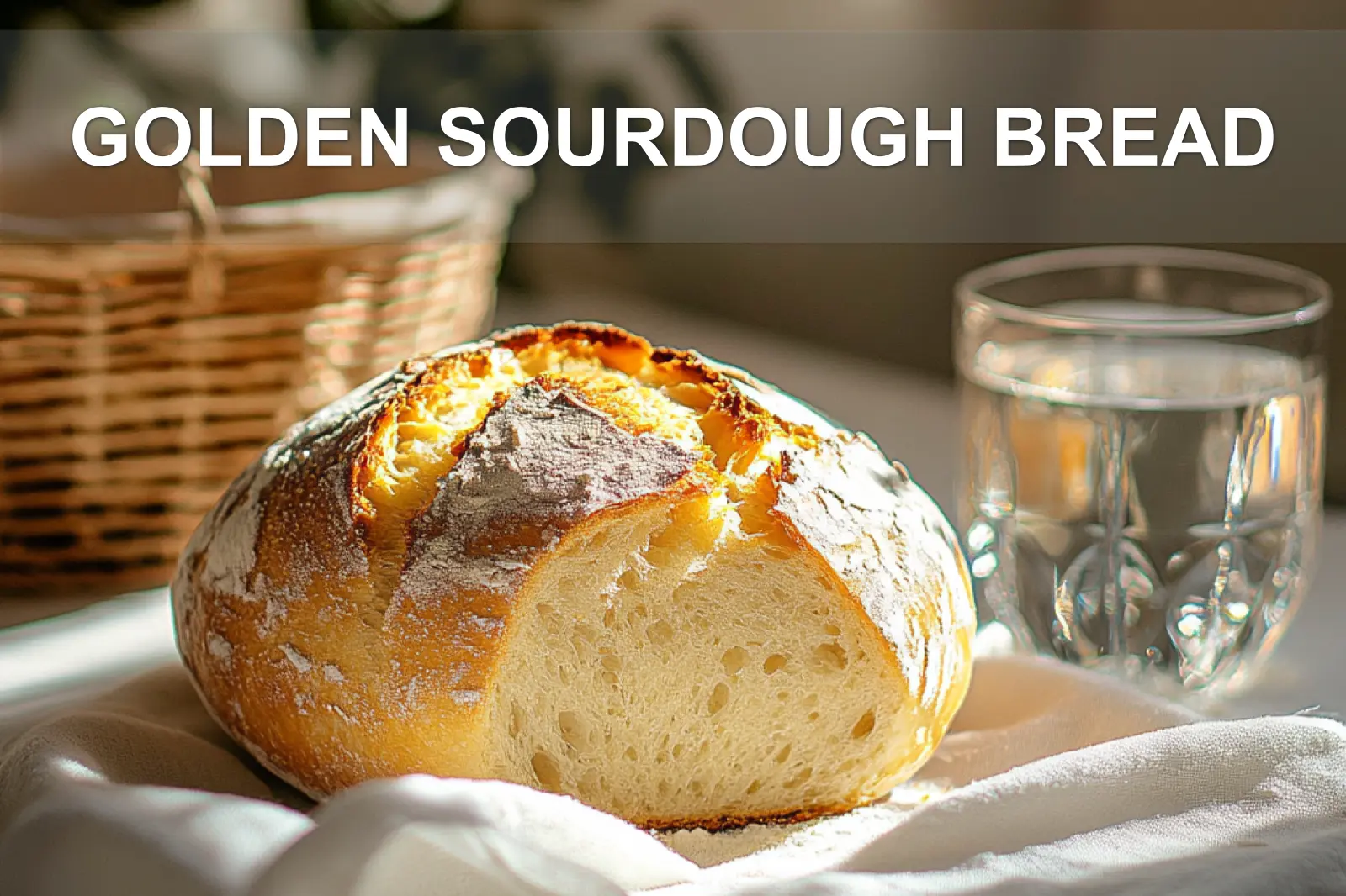 Golden Sourdough Bread