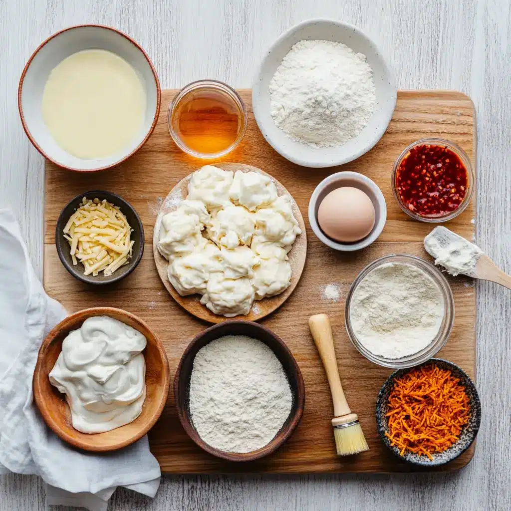 CHEESY DYNAMITE CHICKEN BUNS golden baked buns with melted cheese and spicy filling