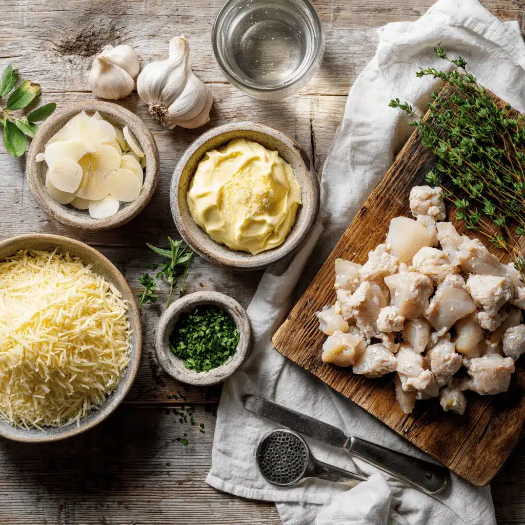 Garlic Parmesan Chicken Recipe: Irresistibly Delicious Ideas 1 Garlic Parmesan Chicken plated with golden crust fresh herbs and grated cheese on white napkin