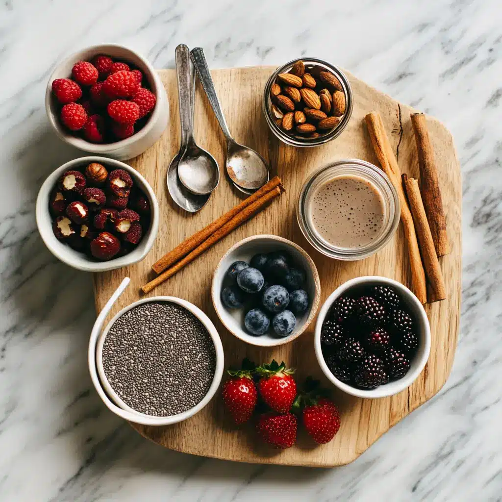 Protein Coffee Chia Pudding Recipe: Delicious Easy Delight 2 PROTEIN COFFEE CHIA PUDDING RECIPE creamy almond espresso chia pudding with berries and nuts