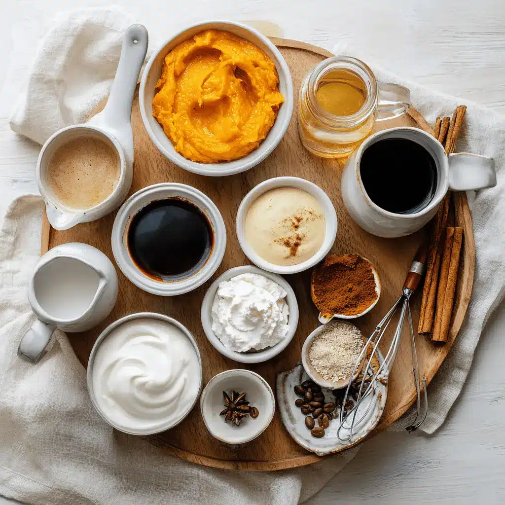 PUMPKIN SPICE LATTE RECIPE cozy latte with whipped white sauce and cinnamon sticks