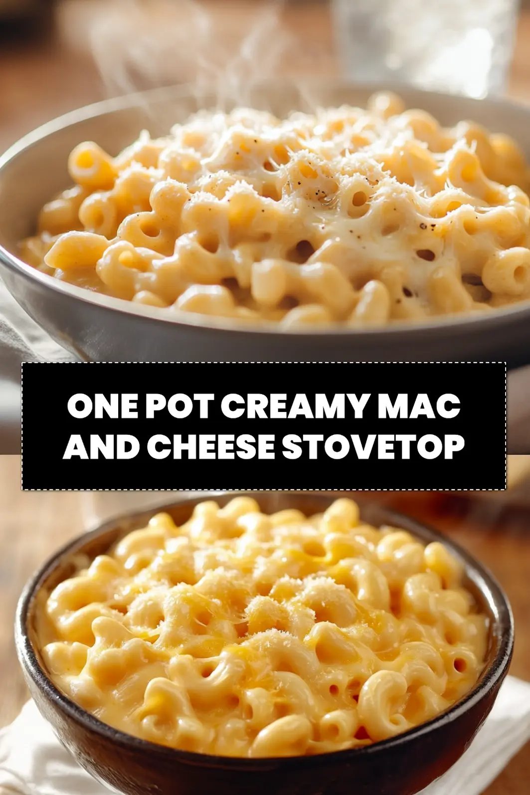 ONE POT CREAMY MAC AND CHEESE STOVETOP creamy stovetop mac and cheese close up mouthwatering_pin