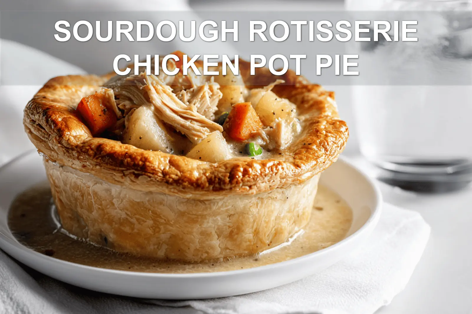 Sourdough Rotisserie Chicken Pot Pie: Delicious Comfort