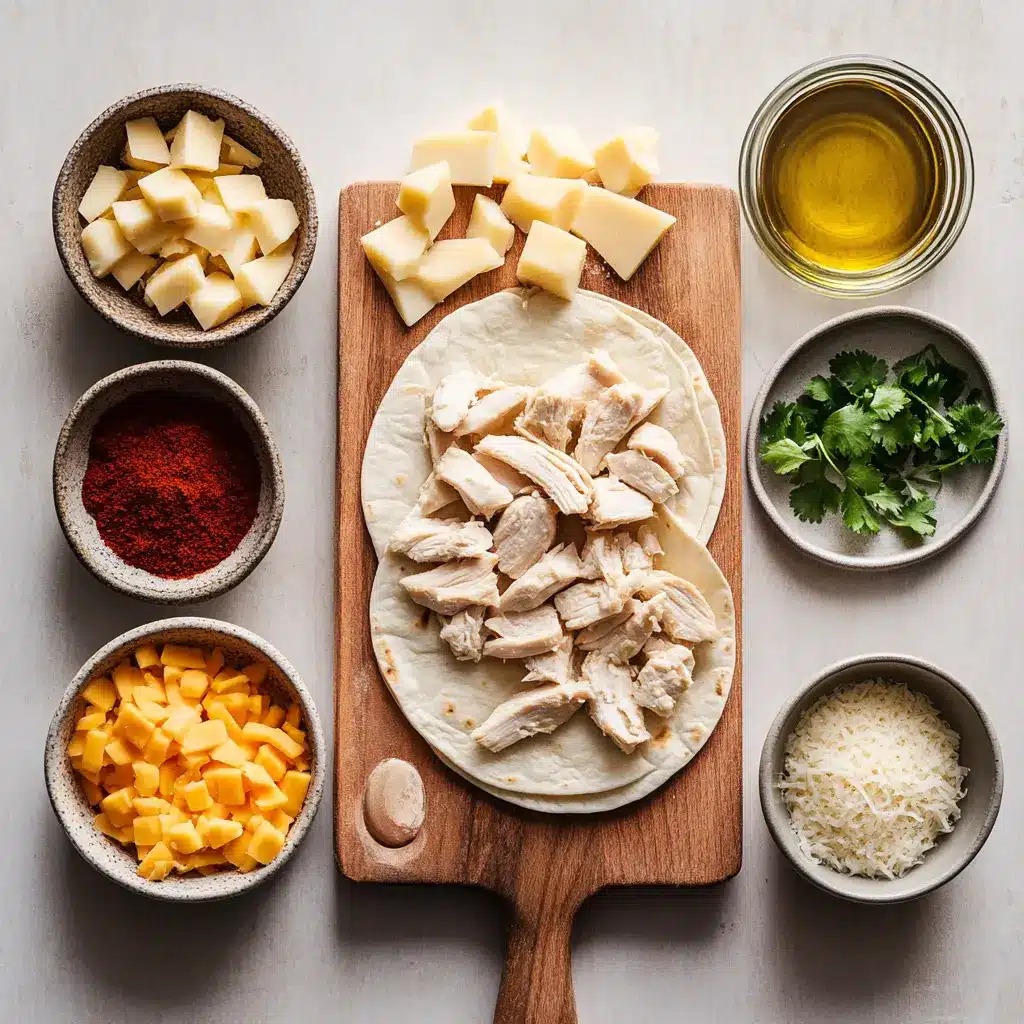 Cheesy Garlic Chicken Wraps: Irresistible Flavor Boost 2 CHEESY GARLIC CHICKEN WRAPS centered hero view, clean and uncluttered