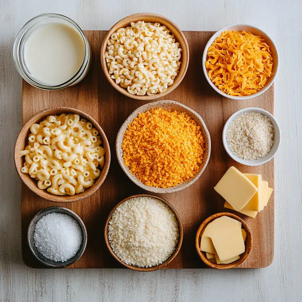 Creamy Baked Mac and Cheese: The Ultimate Comfort Food 2 CREAMY BAKED MAC AND CHEESE centered hero view, clean and uncluttered