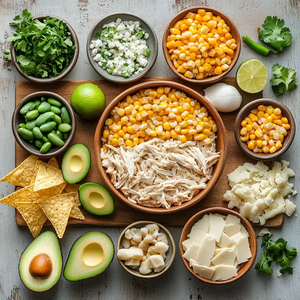 Creamy White Chicken Chili: Simple and Irresistible Recipe 2 CREAMY WHITE CHICKEN CHILI centered hero view, clean and uncluttered