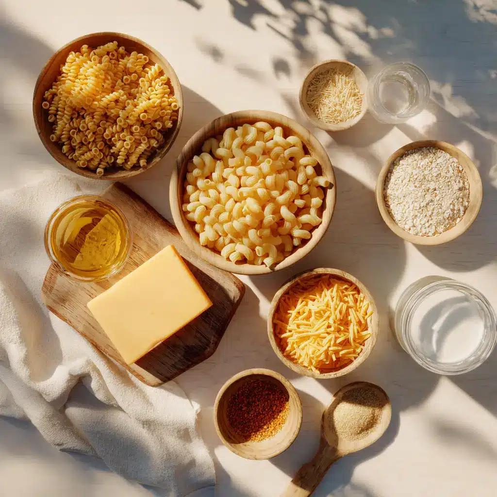 Creamy cavatappi mac and cheese EASY MAC AND CHEESE RECIPE rich melted cheddar close up