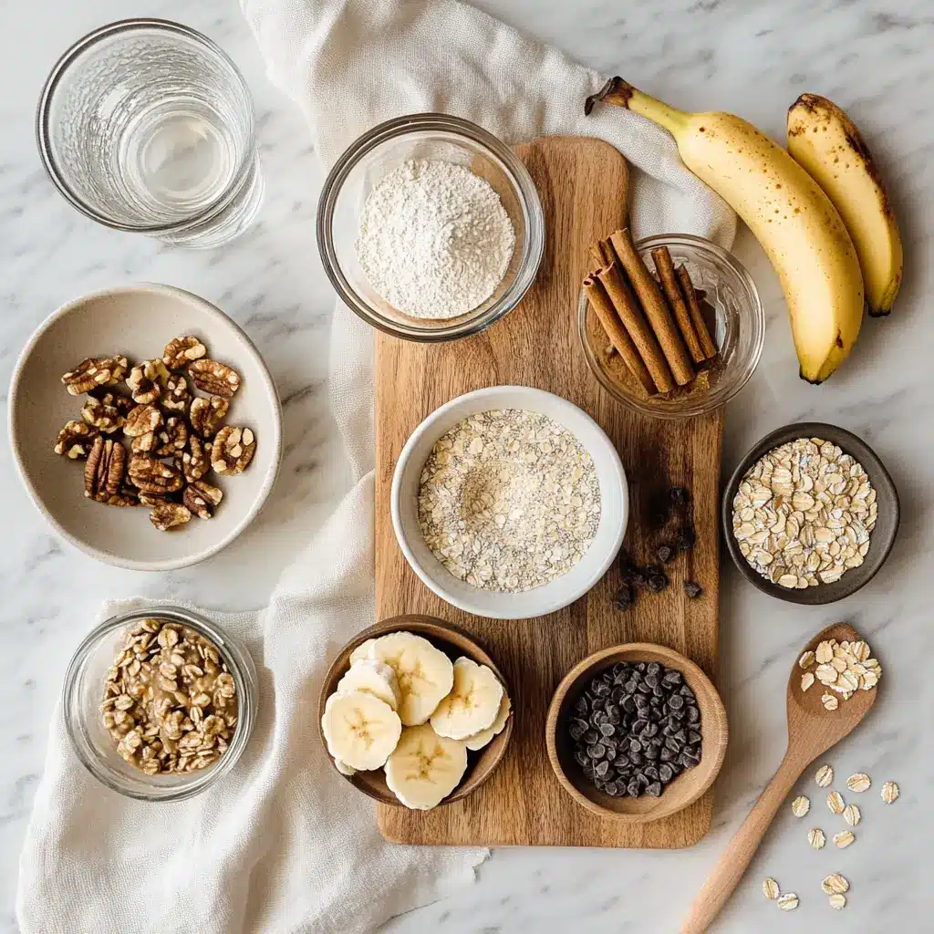HIGH PROTEIN BANANA BREAD hero loaf on white cloth warm natural light shallow depth
