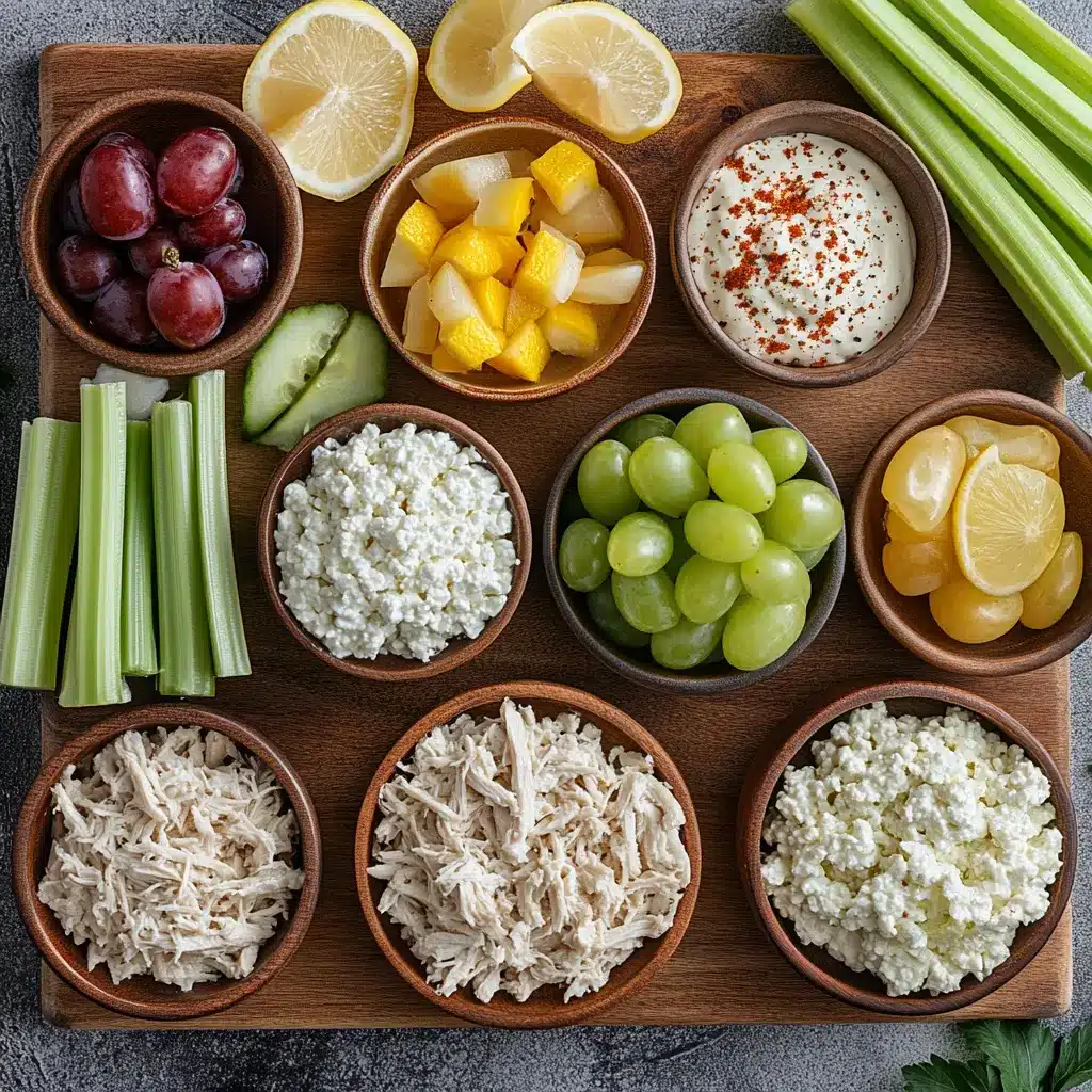 High Protein Chicken Salad: Easy and Delicious Recipe 2 HIGH PROTEIN CHICKEN SALAD centered hero view, clean and uncluttered