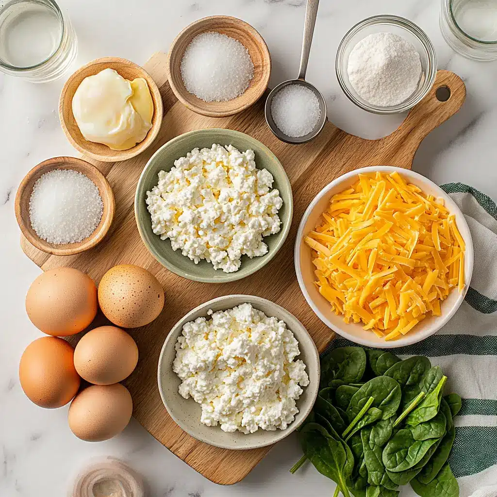 HIGH PROTEIN COTTAGE CHEESE breakfast with eggs turkey sausage spinach and melted cheese