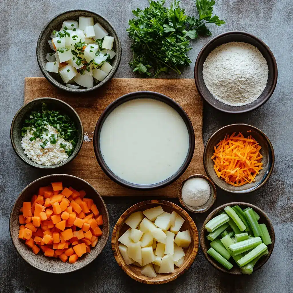 PIONEER WOMAN POTATO SOUP RECIPE centered hero view, clean and uncluttered