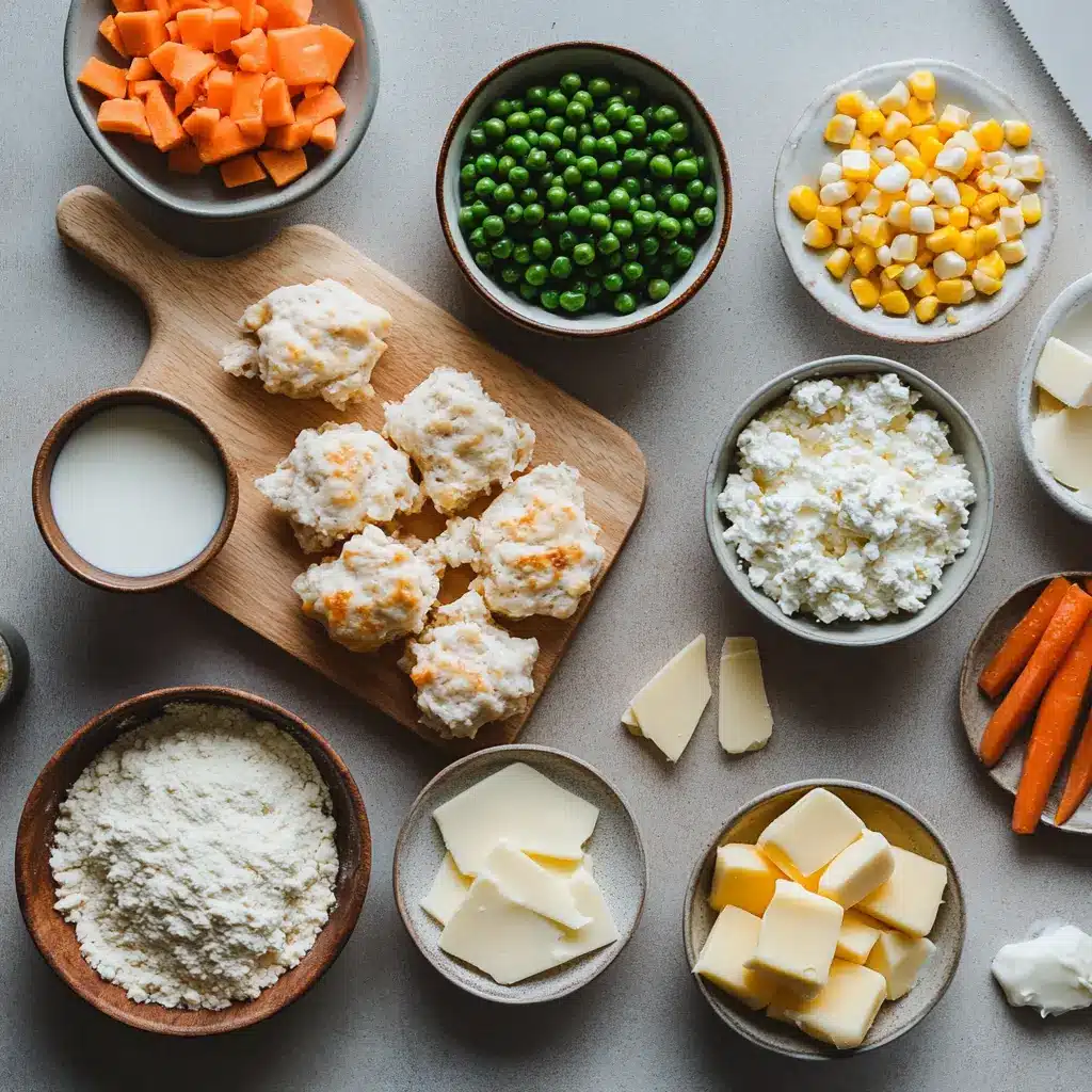 RED LOBSTER BISCUIT CHICKEN POT PIE centered hero view, clean and uncluttered