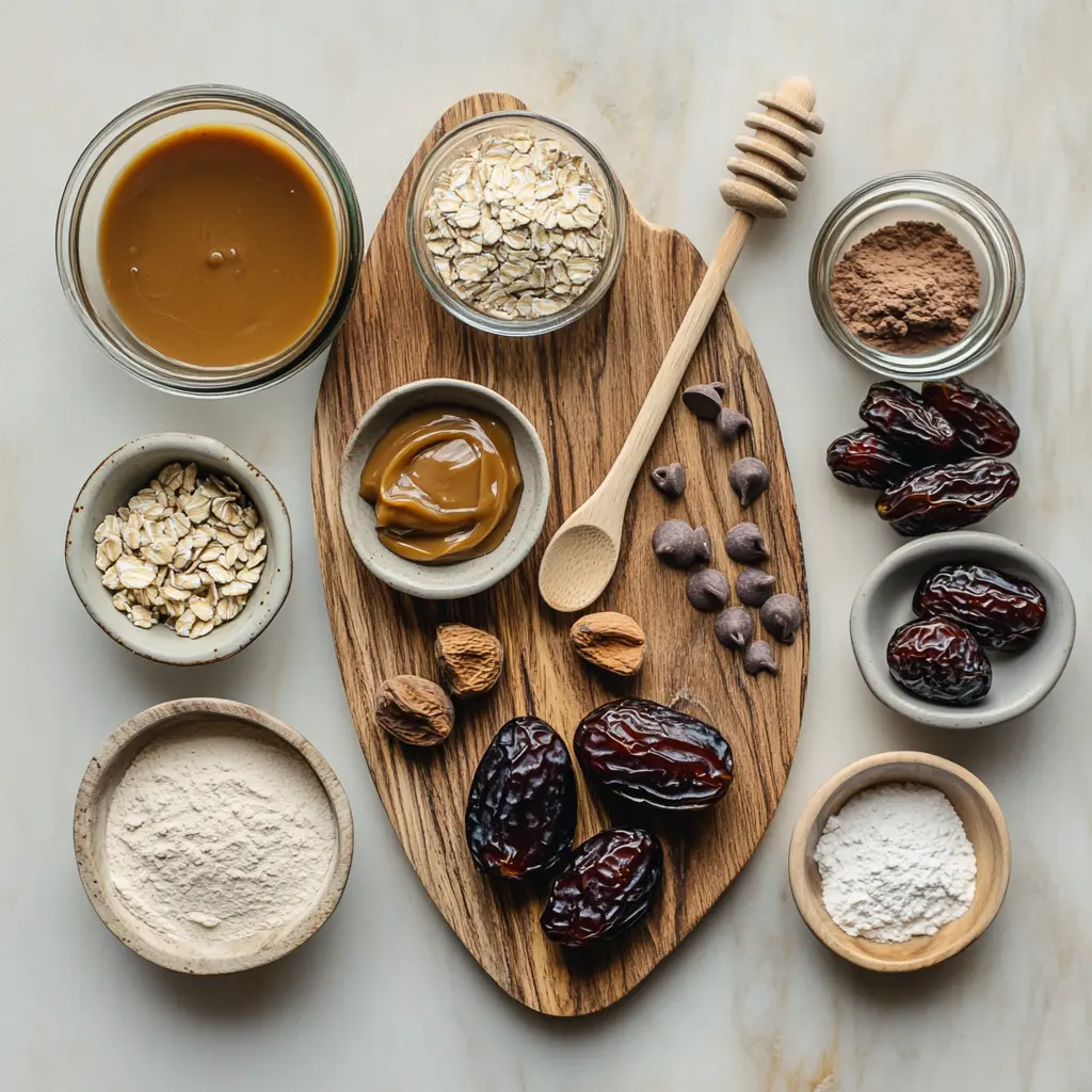 THE ULTIMATE HOMEMADE PROTEIN BARS RECIPE finished peanut butter date bars with dark chocolate and sea salt