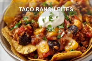 TACO RANCH BITES centered hero view, clean and uncluttered