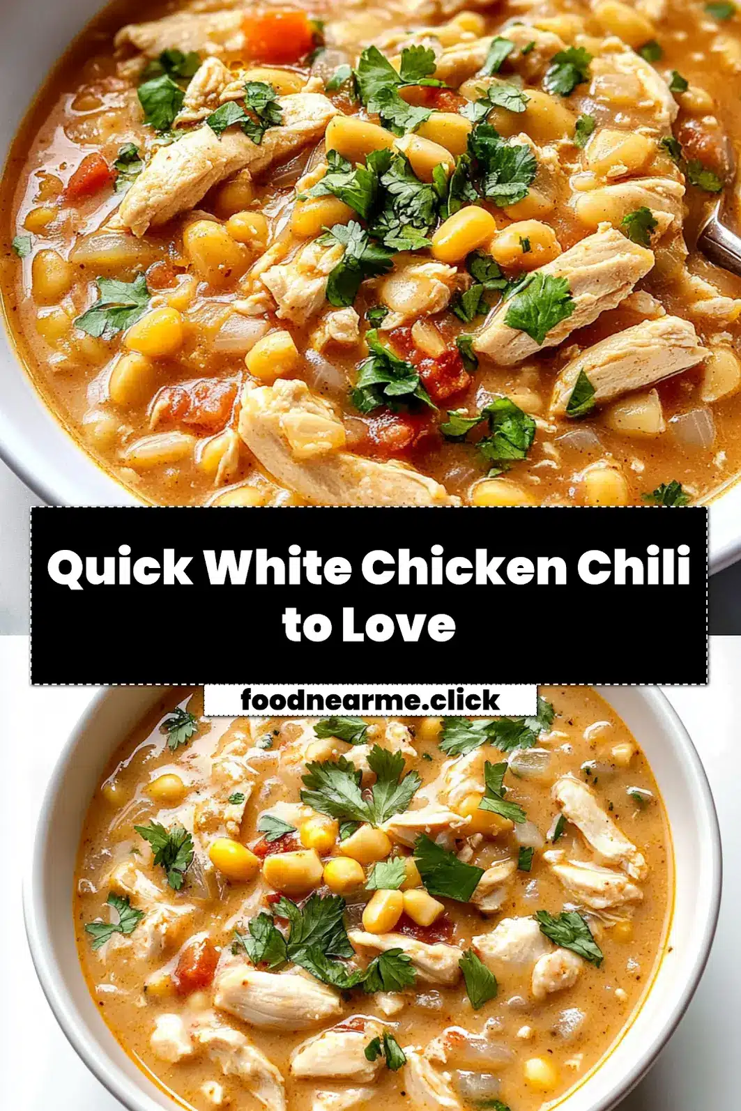 WHITE CHICKEN CHILI centered hero view, clean and uncluttered_pin