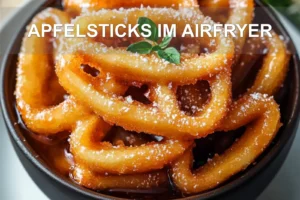 APFELSTICKS IM AIRFRYER centered hero view, clean and uncluttered