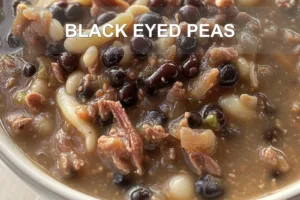 How to Make Black Eyed Peas Irresistibly Simple BLACK EYED PEAS centered hero view, clean and uncluttered