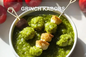 GRINCH KABOBS centered hero view, clean and uncluttered