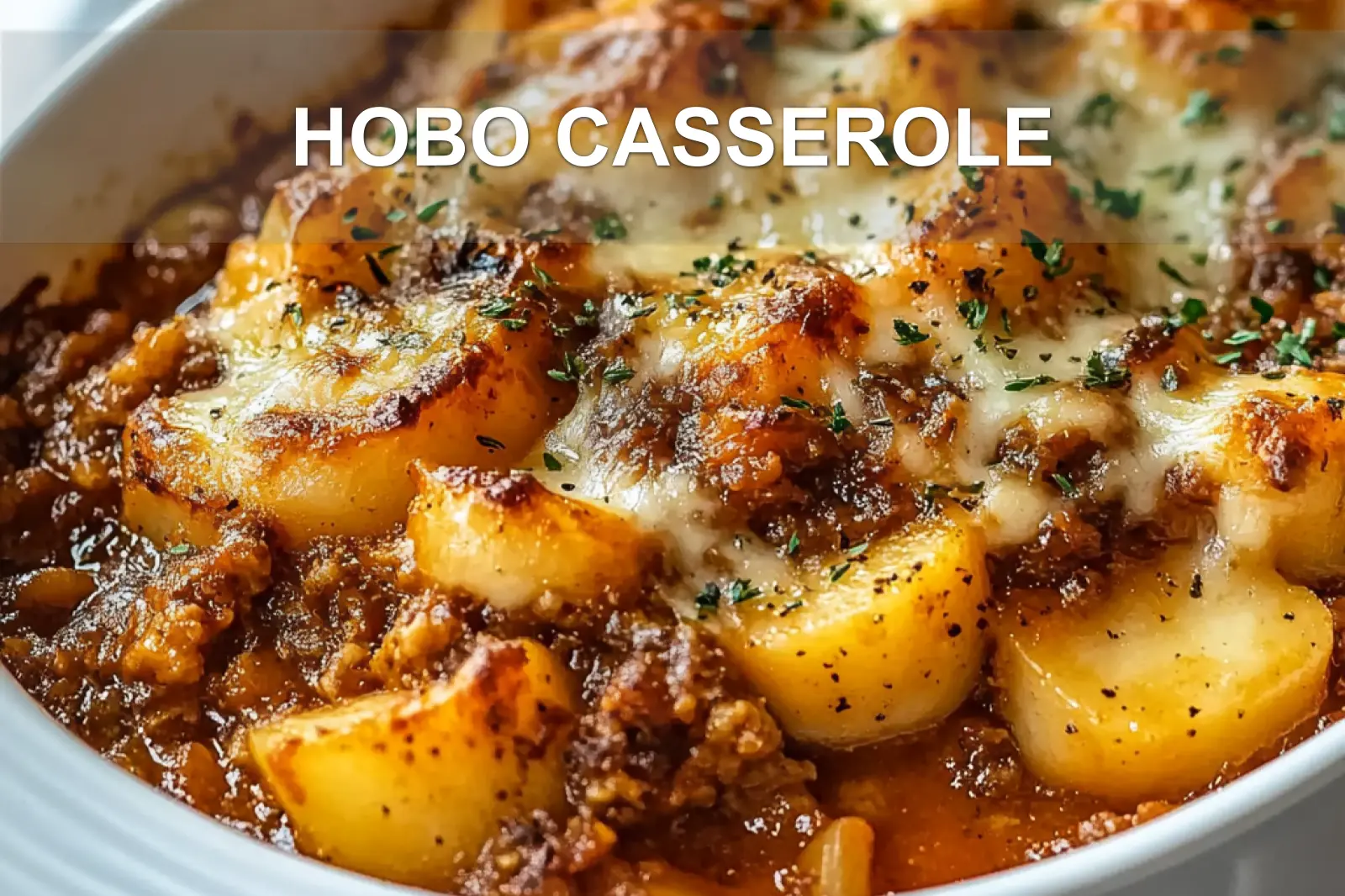 HOBO CASSEROLE centered hero view, clean and uncluttered