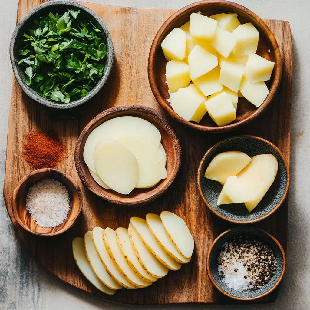 AIR FRYER POTATO WEDGES centered hero view, clean and uncluttered