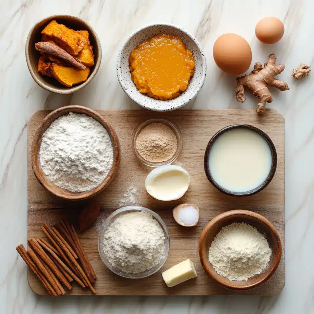 CLASSIC PUMPKIN SPICE PANCAKES centered hero view, clean and uncluttered