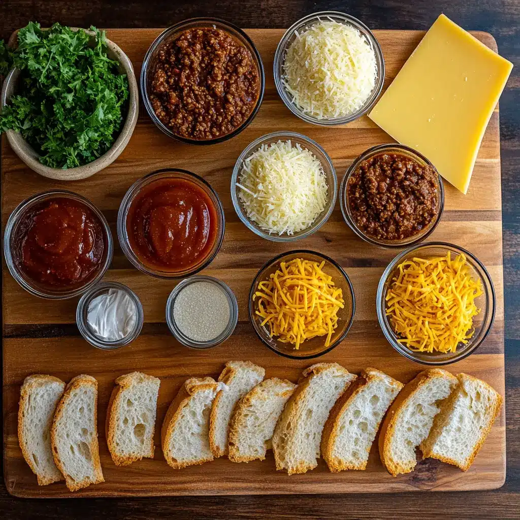 Mouthwatering Garlic Bread Sloppy Joes, showcasing a generous serving of cheesy beef filling on golden, crispy garlic bread.