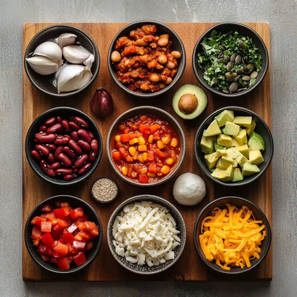 Pumpkin Chili Recipe for a Delicious Cozy Fall Feast 2 A comforting bowl of pumpkin chili, rich in color and texture, with a subtle steam rising, set against a cozy autumn backdrop.